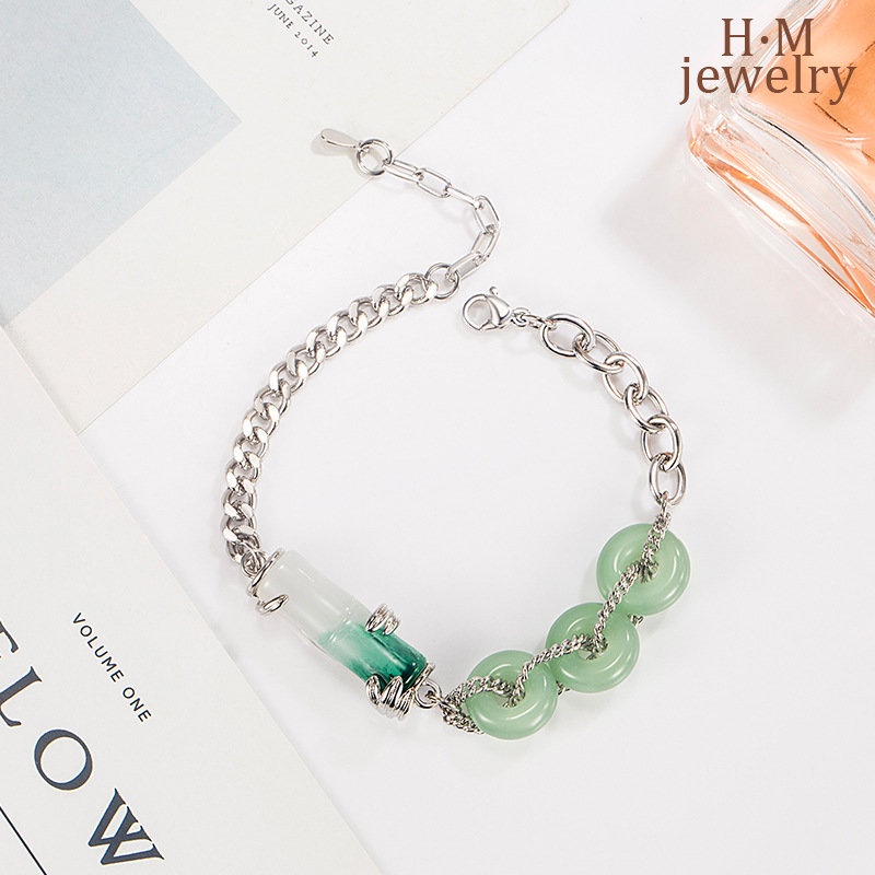 Vòng Tay Tre Mực Mới 2022 Phong Cách Trung Hoa