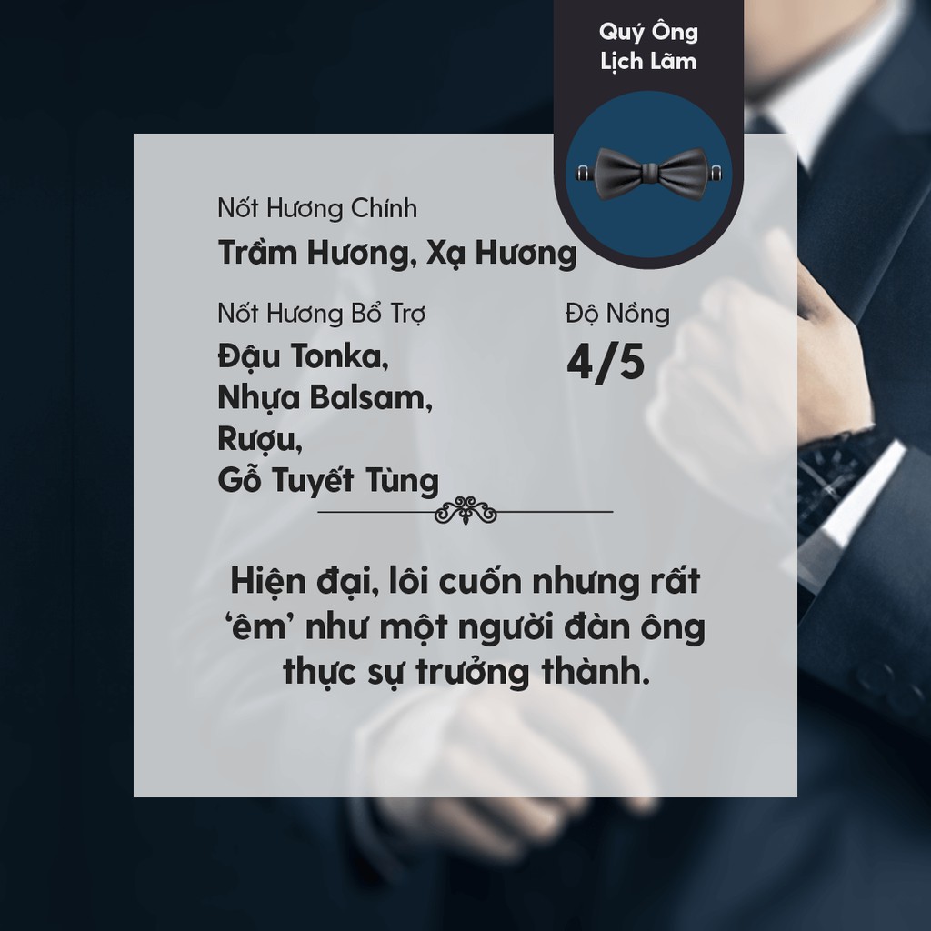 Tinh Dầu Phối Hương The Gentleman (Gỗ Nam Tính) Làm Nến Thơm, Xông Thơm Phòng HENY GARDEN