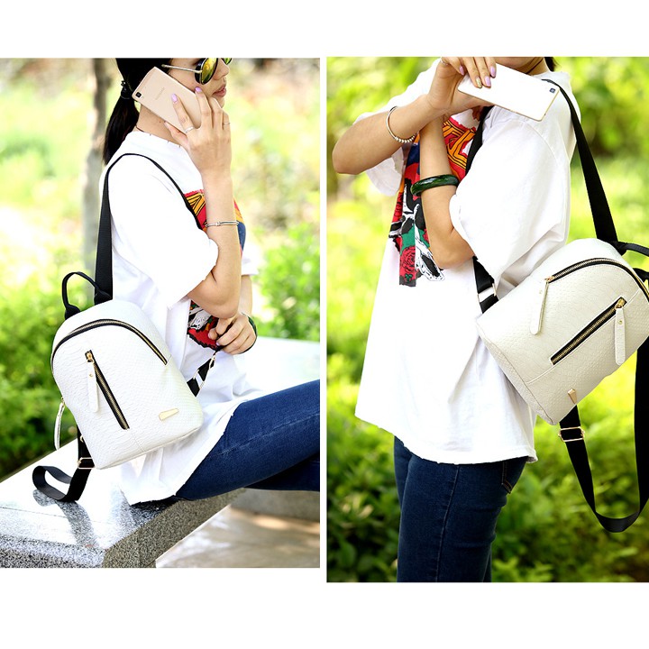 Balo vân giả da rắn cực chất MẪU HOT 2018 DA MỀM MỊN