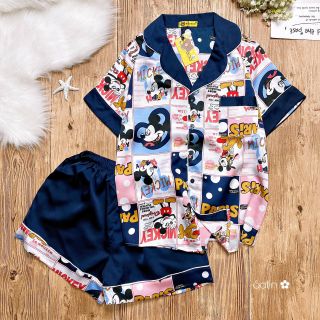 Đồ mặc nhà - Satin lụa - quần ngắn