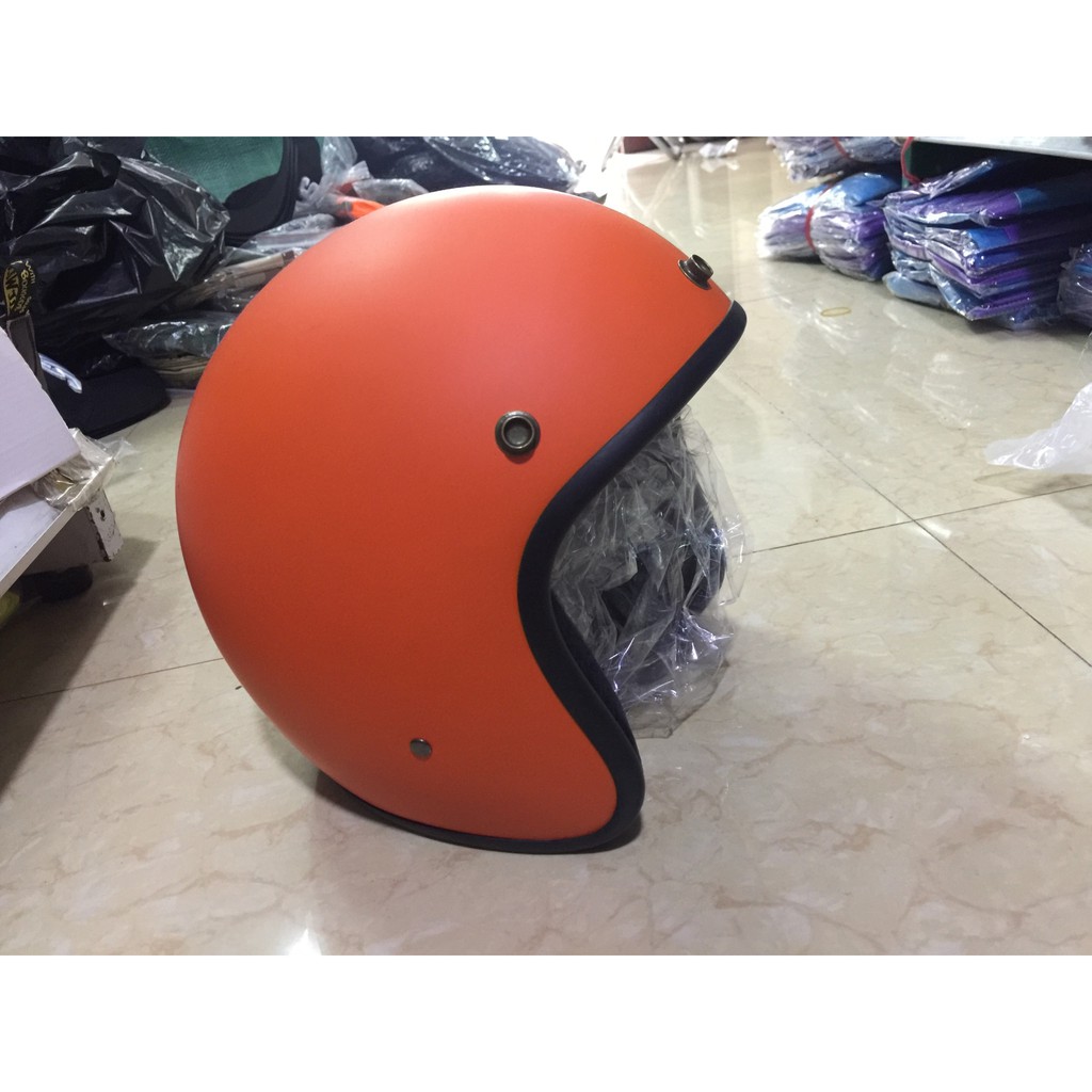 Mũ nón bảo hiểm 3/4 1 màu trơn