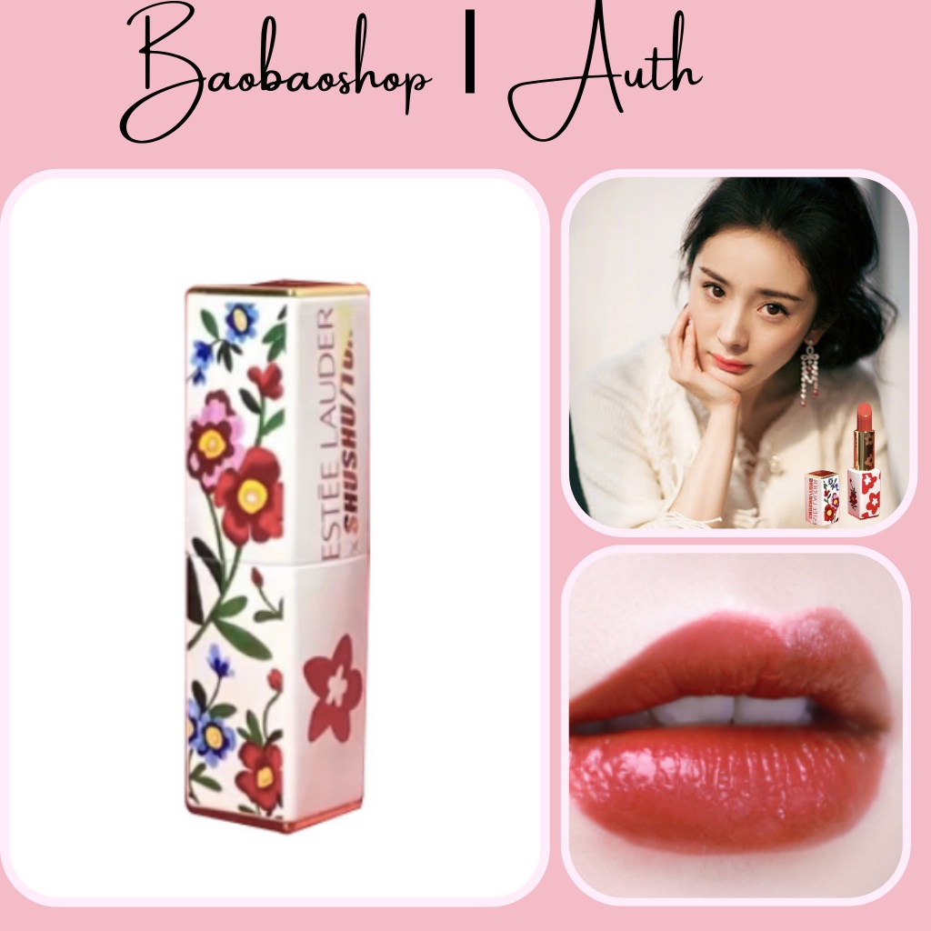 Son Môi Estee Lauder xShushu Phiên Bản Giới Hạn 360 Độc Đáo dưỡng ẩm nâng tone da màu cam đất sang chảnh vô cùng