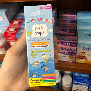 DHA Drops 50ml Dạng Giọt Cho Bé