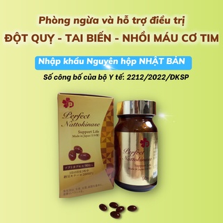 Viên Hỗ Trợ Điều trị và Phòng Đột Quỵ Tai Biến Perfect Nattokinase 90 viên