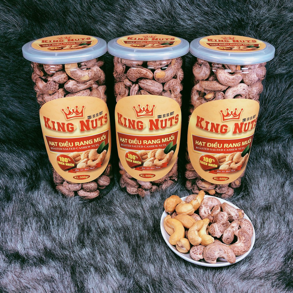 500Gr Hạt Điều Rang Muối Bình Phước Loại 1 KingNuts