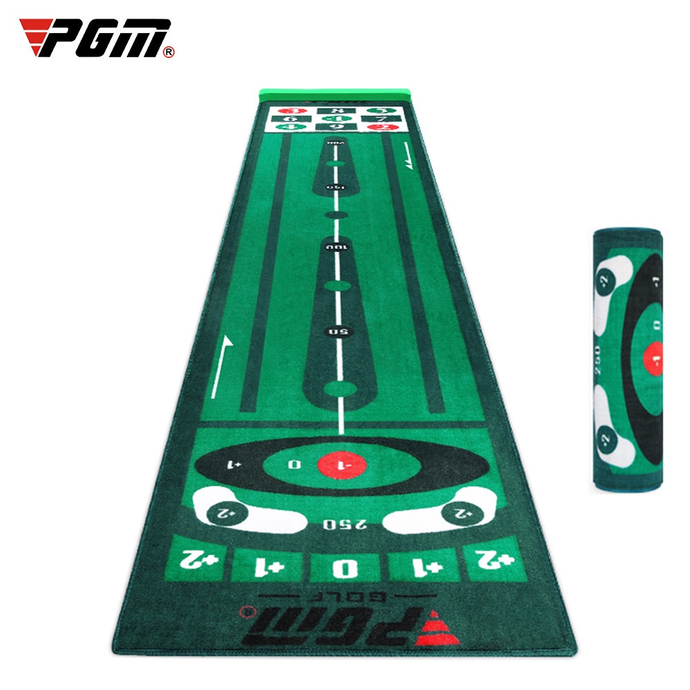 Thảm golf tập Putting Mat PGM trong nhà ngoài trời di động chất liệu thảm nhung mềm mịn bền đẹp cao cấp TT006