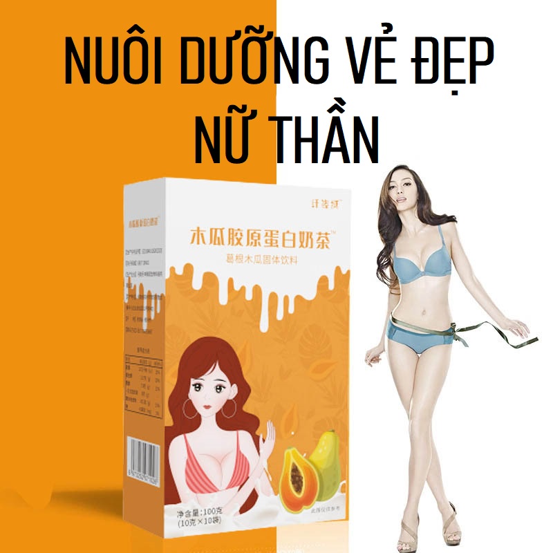 [Che Tên] Collagel Tăng Vòng 1 Nhanh [3 - 5Cm] Cho Ngực Căng Tròn, Săn Chắc Giữ Dáng Đẹp Da