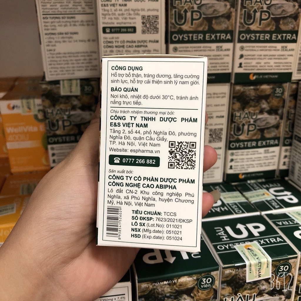 Tinh Chất Hàu UP - Tăng Ham Muốn - Cải Thiện Sinh Lực