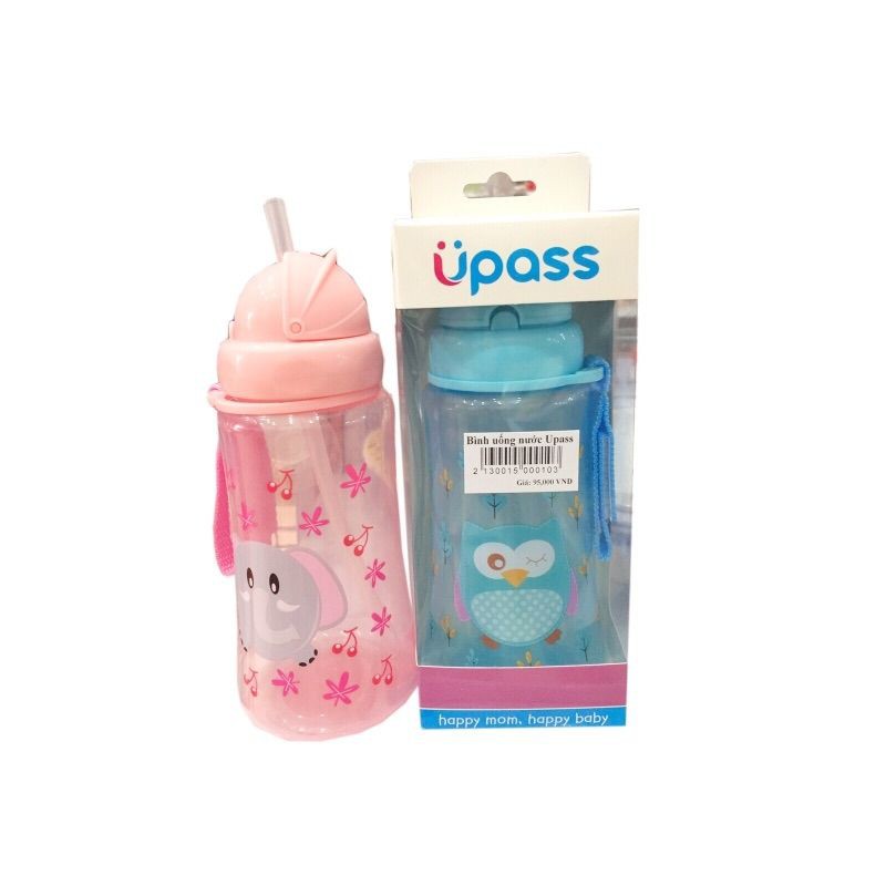 Bình uống nước cho bé hình thú Upass 300ml