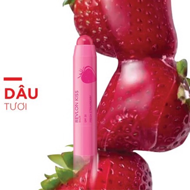 Son dưỡng Revlon Kiss Balm SPF 20 Fresh Strawberry