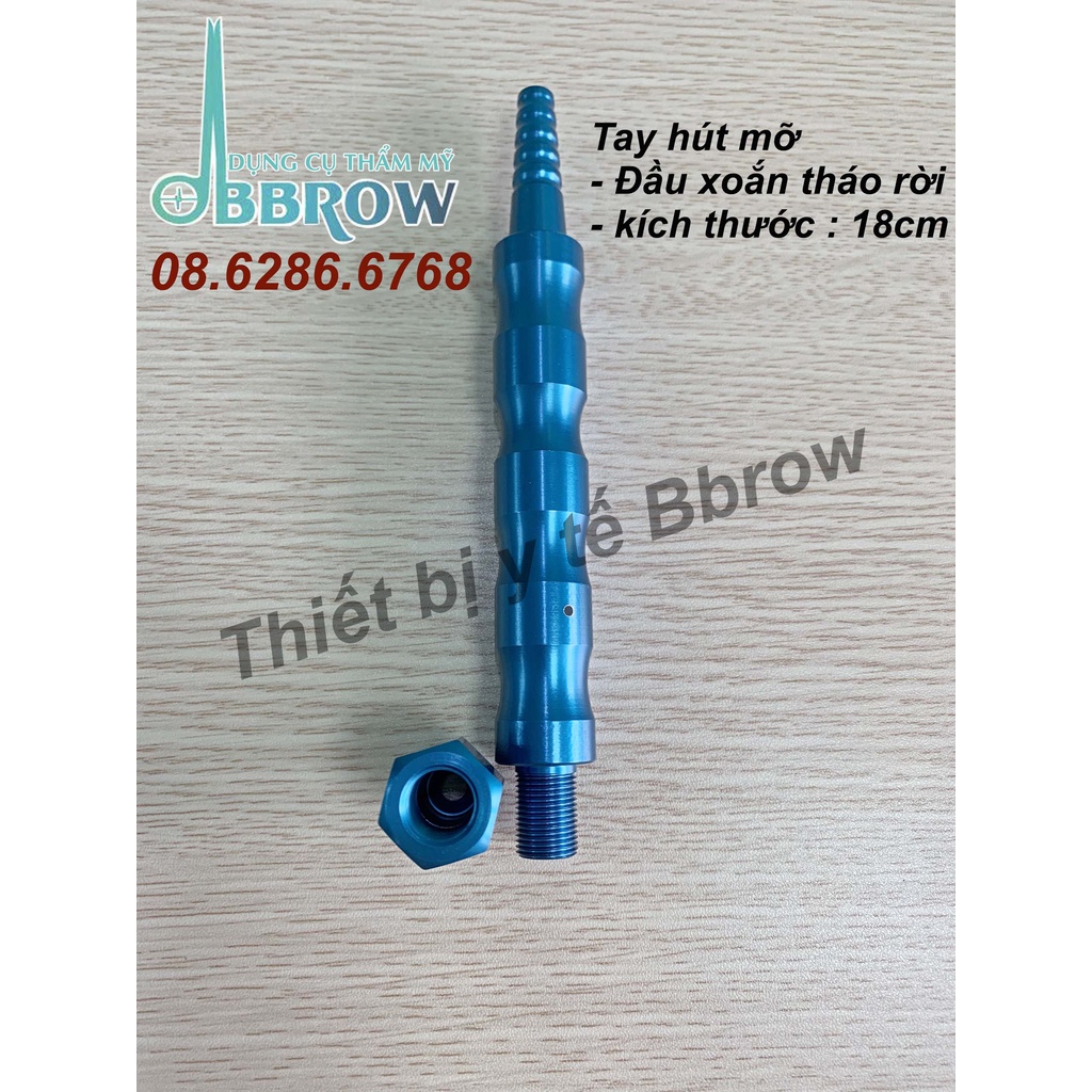 Tay Hút Mỡ | Tay Cầm Hỗ Trợ Hút Mỡ - Liên Kết Với Kim Hút, Giúp Tăng Khả Năng Cầm Nắm và Hỗ Trợ Hút Mỡ Tốt Nhất