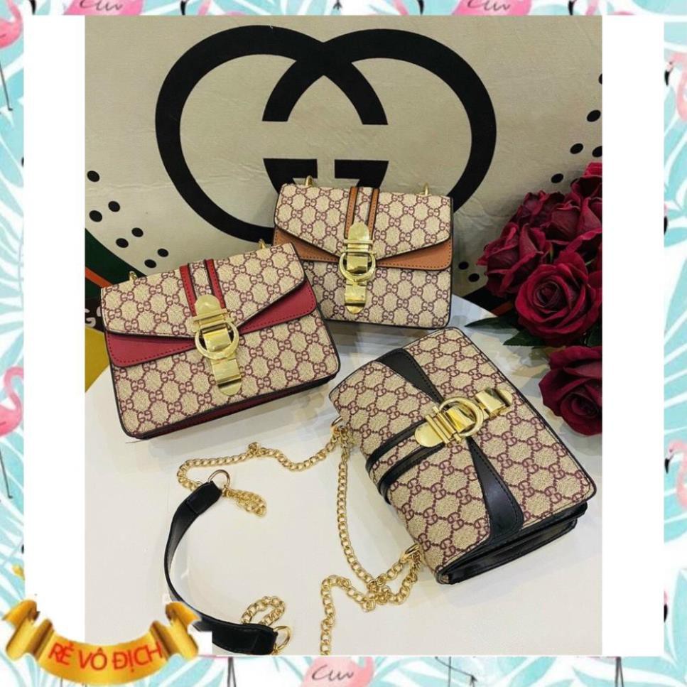 Hàng Cao Cấp -  Túi đeo chéo- túi xách nữ dây xích thời trang - shop chịu ship 100% | BigBuy360 - bigbuy360.vn