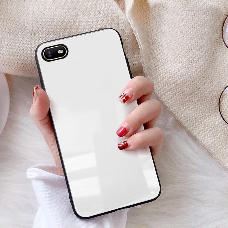 Ốp Lưng OPPO A1k Mặt kính gương sáng bóng cao cấp