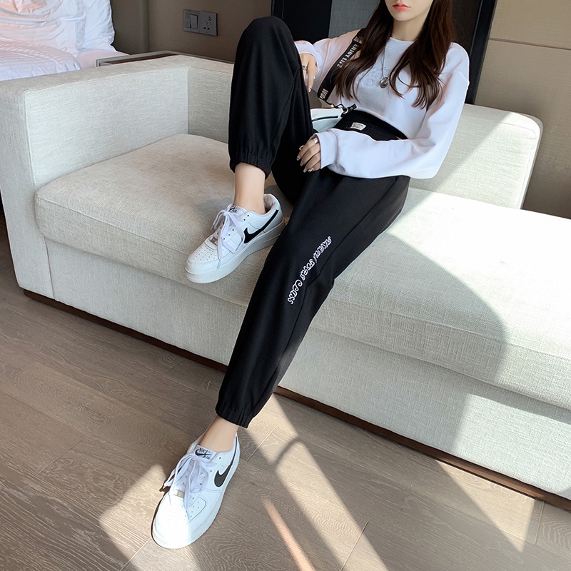 NRVP Quần Thể Thao Ống Rộng Phong Cách Thời Trang Hàn Quốc Dành Cho Nam Và Nữ