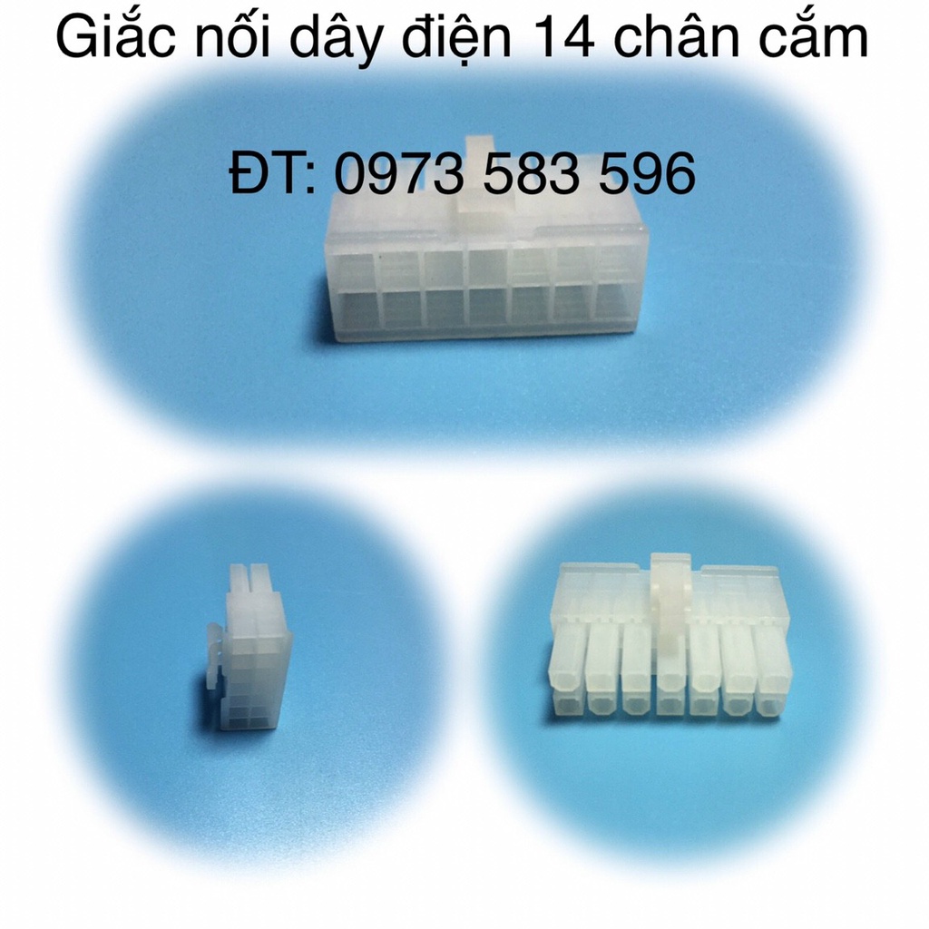 Jack Nối Dây Điện 14 Chân Cắm (50 cái/Túi)