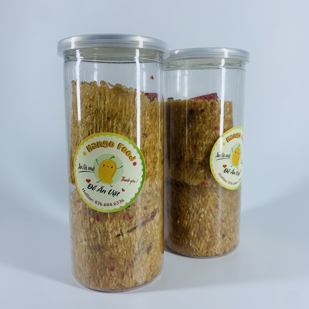 Mực cán tẩm gia vị cay đồ ăn vặt Hà Nội Mango đóng hũ pet siêu sạch trọng lượng 200g | BigBuy360 - bigbuy360.vn