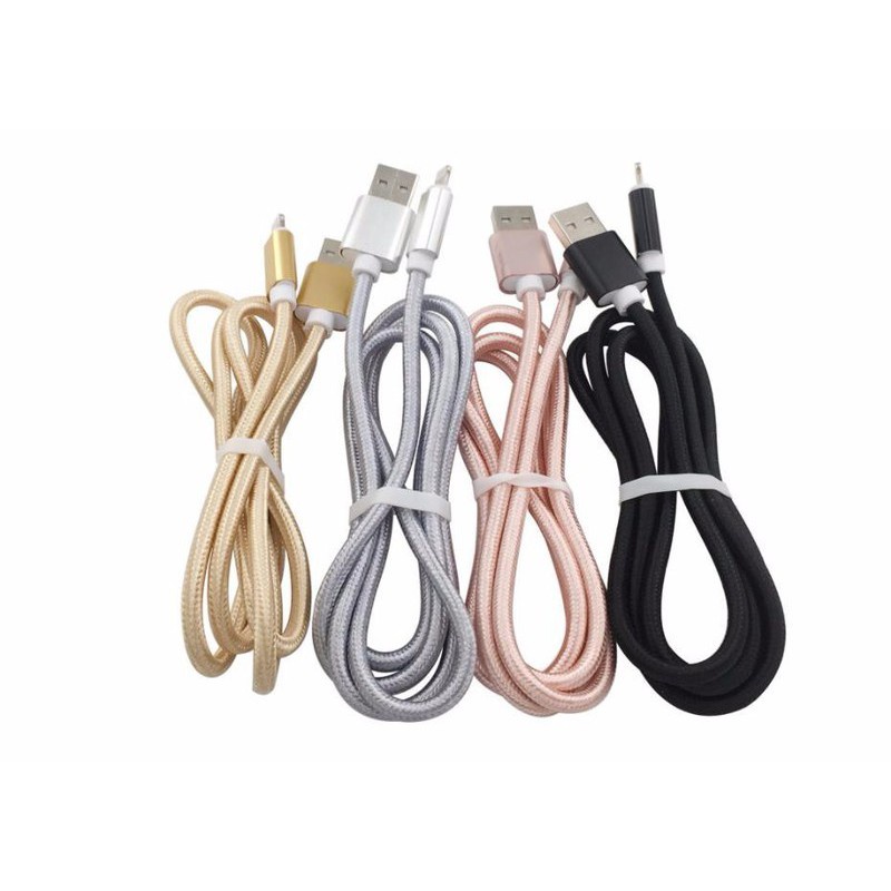 Dây Sạc IPhone, Android Dài 3M Bọc Dù