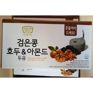 Sữa Óc Chó, Hạnh Nhân, Đậu Đen Hàn Quốc (20 túi x 190ml)