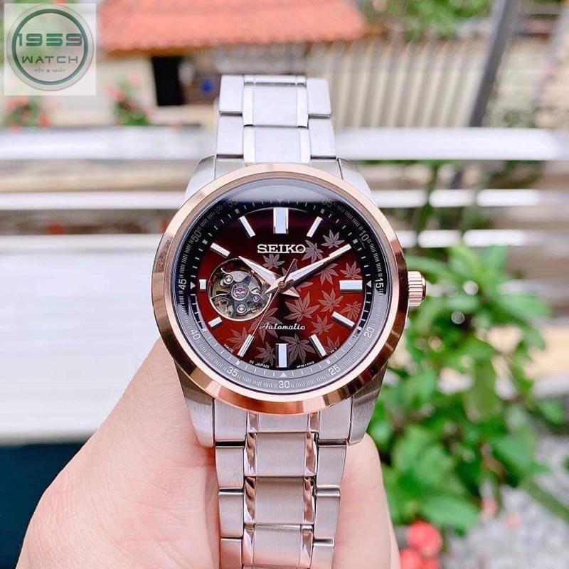 Đồng hồ nam Seiko Autumn Japan Limited 2020 Open Heart SCVE056