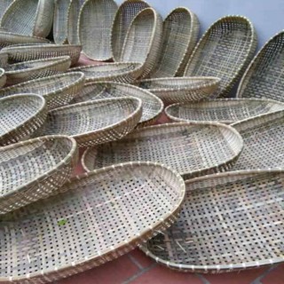 Combo Nôi Tre & Nệm Bọc Nôi 60x90( Cho Bé Từ 0-18 tháng)_( Tặng vòng dâu tằm)