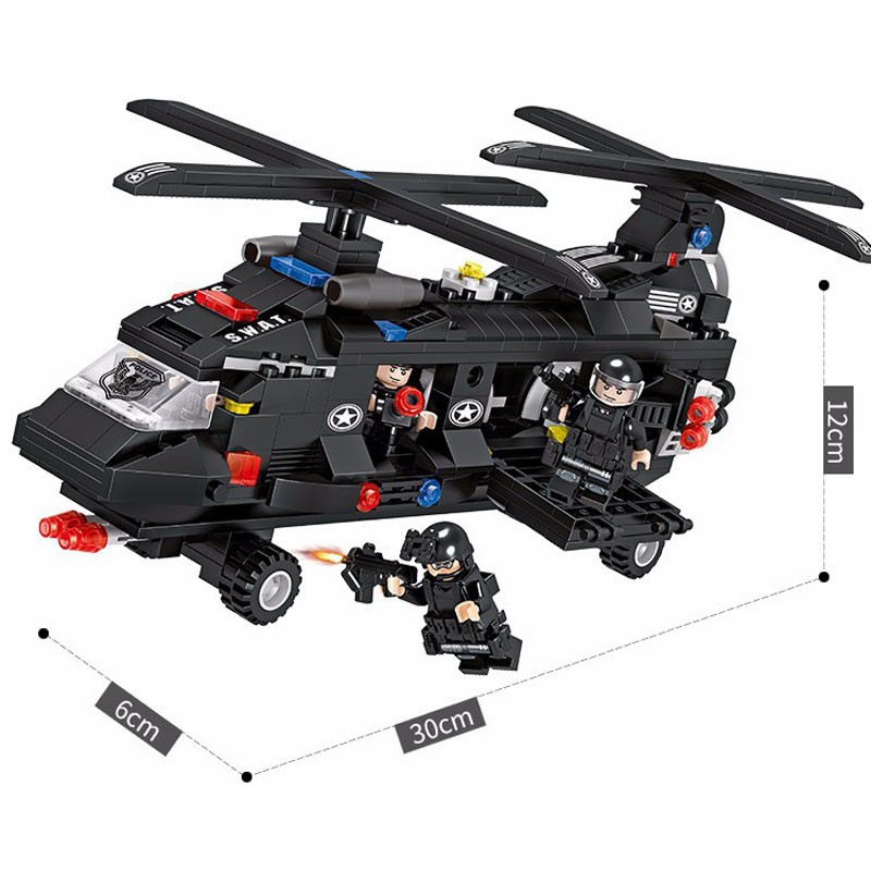 BỘ ĐỒ CHƠI LẮP RÁP XẾP HÌNH MÔ HÌNH CẢNH SÁT, OTO, LEGO ROBOT,  THUYỀN, XE SWAT C007