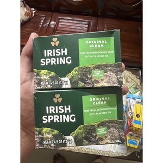Xà bông cục irish spring mẫu mới 127g của mỹ