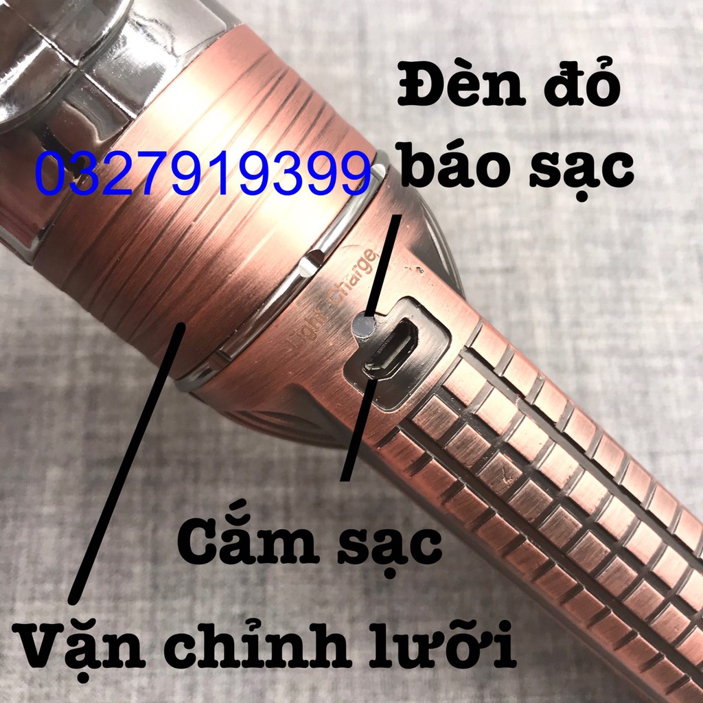 ✅freeship✅ Tông đơ pin trâu chuyên nghiệp HUERBO B70