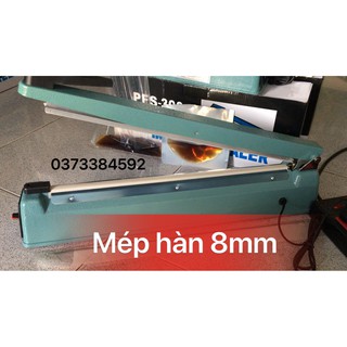 Máy hàn miệng bao bì đóng gói DÀI 30CM RỘNG 8MM VỎ SẮT ,Máy ép mí bao bì