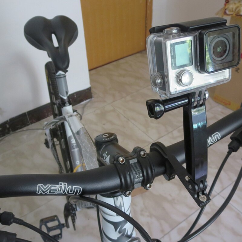 Giá Đỡ Nhôm CNC Gắn Tay Cầm Xe Đạp/Xe Máy Cho Gopro Hero 7 6 5 4 3 Yi 4K Sjcam Sj4000