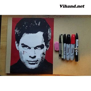 Bút lông ngòi dẹp đánh dấu lên mọi bề mặt Sharpie Chisel Tip