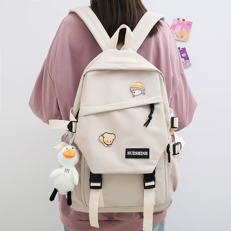 Balo Đi Học Nam Nữ Thời Trang Hàn Quốc Ulzzang HM Sueshine