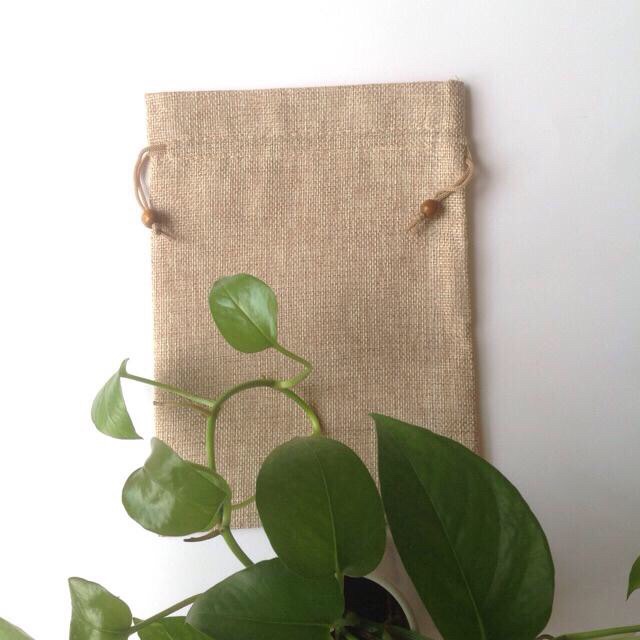 Túi vải bố 17*23cm dây rút đựng bài Tarot trang sức mỹ phẩm quà tặng túi thơm