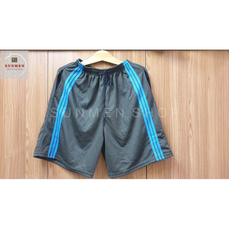 [HCM]Quần Đùi Nam Thể Thao Vải Thun 3 Kẻ Sọc Nhiều Màu Mặc Mát SUNMEN Size Từ 50 - 80kg,phù hợp tập thể thao,mặc nhà
