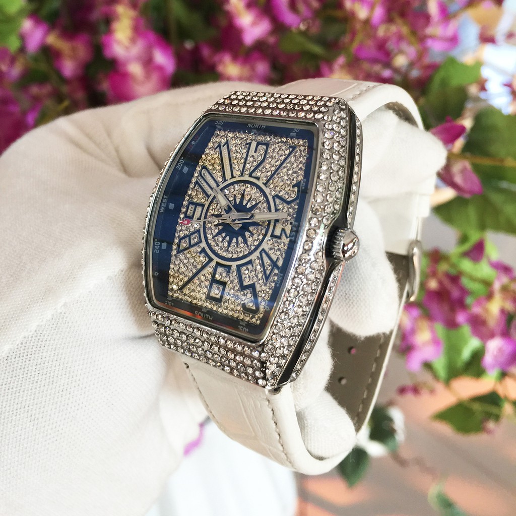 Đồng hồ nữ SL 5845 chính hãng , dây da, full hộp, thẻ bảo hành 3 năm, mặt Sapphire chống nước, chống xước