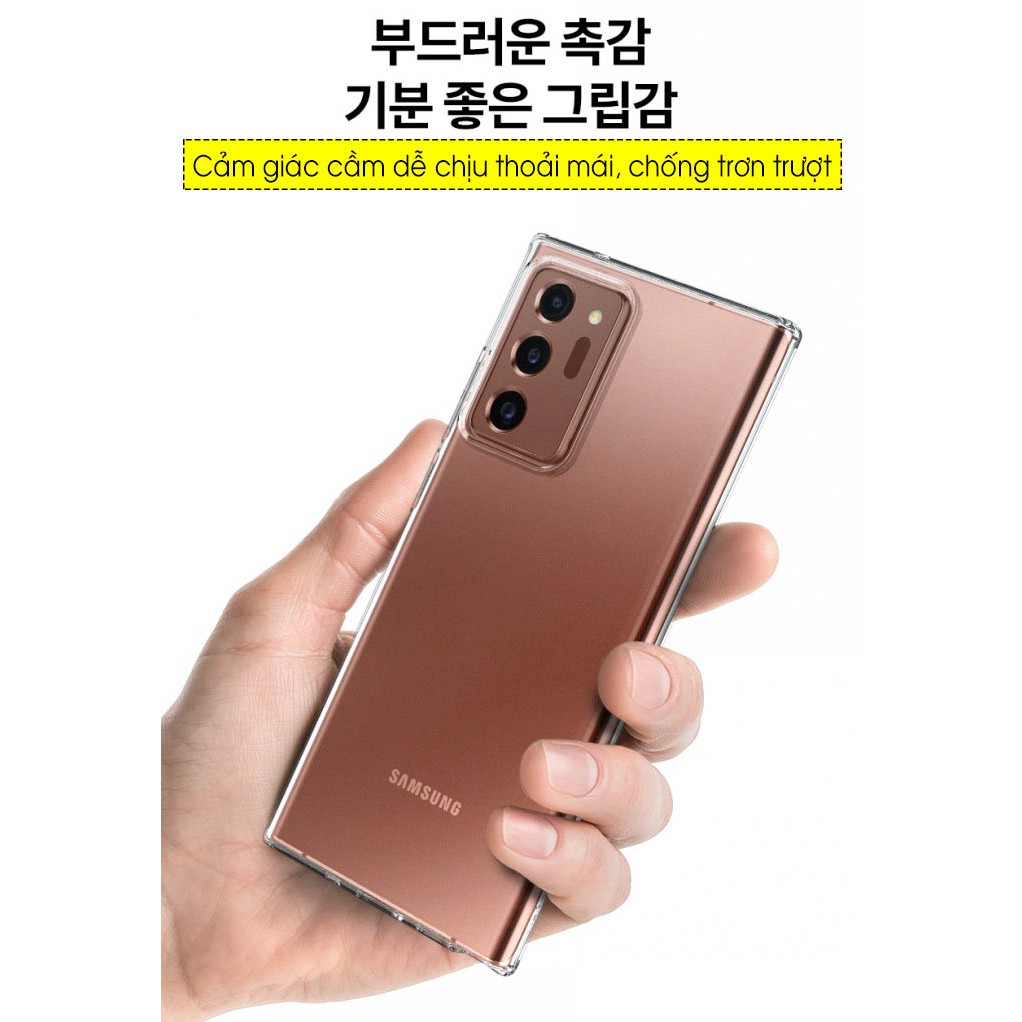 Ốp lưng Samsung Note 20 Ultra / Note 20 Spigen Liquid Crytal trong suốt - Hàng chính hãng