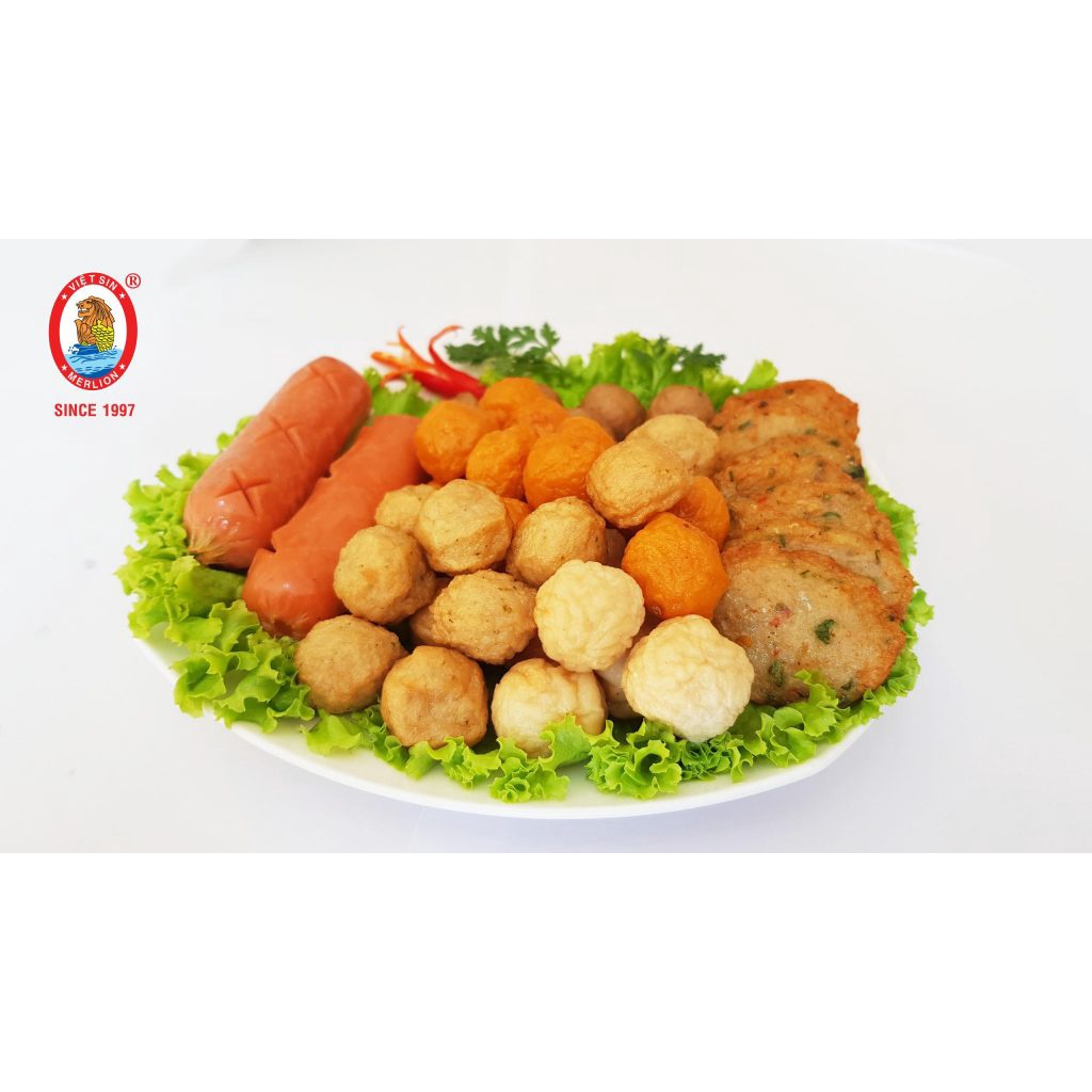 1Kg Cá viên AQ Rau Củ siêu ngon_ CP ( đóng gói 500g)- SHIP HỎA TỐC HCM