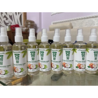 Tinh dầu dừa nguyên chất 100ml ép lạnh Grencoco cực tốt chai xịt chăm sóc tóc, dưỡng da