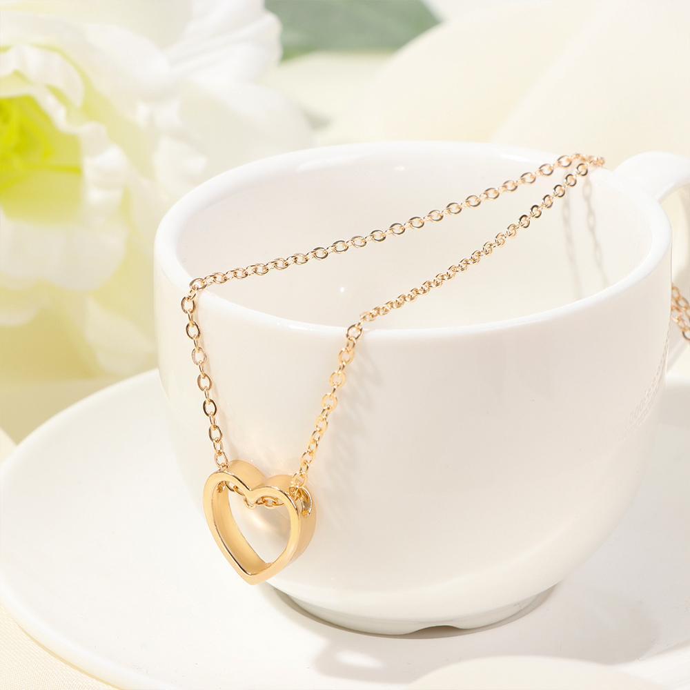 MAG Dây Chuyền Mặt Trái Tim Bằng Thép Không Gỉ
