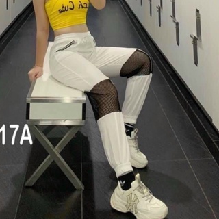 Quần tập nữ Jogger lưới  chất vải gió và thun cao cấp tập Gym, nhảy Zumba, Aerobic