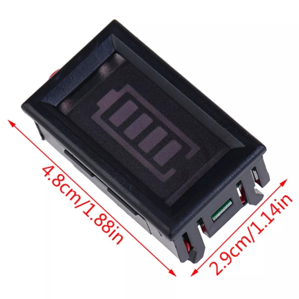 Đồng hồ Led đo dung lượng bình acquy. Đồng hồ báo dung lượng bình acquy 12v - 24v tự động
