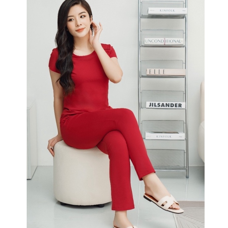 Bộ cộc tay quần dài cotton Wonner 22080