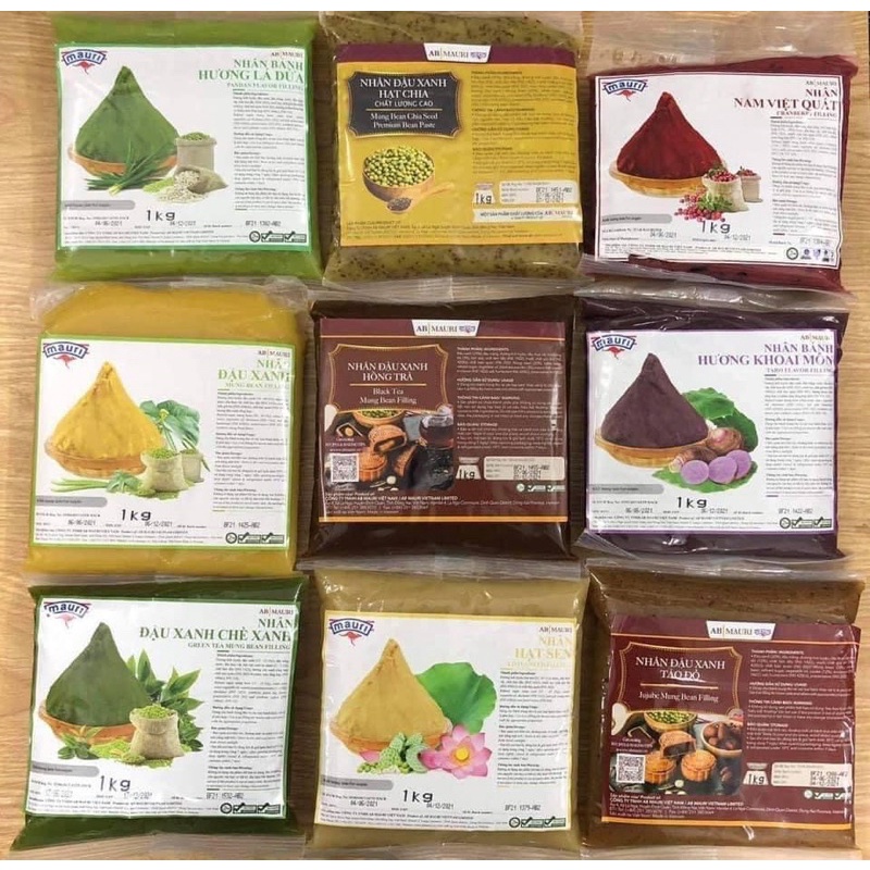 Nhân bánh trung thu sên sẵn AB Mauri 1kg
