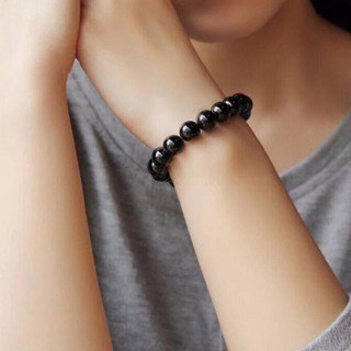 Vòng tay nam nữ đá đen 10,12ly