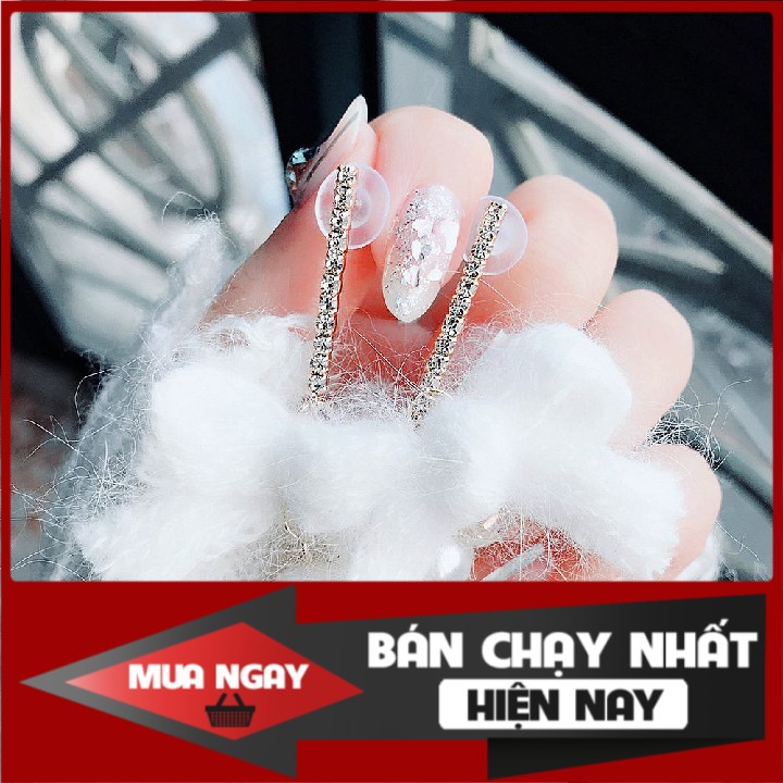 Bông tai nơ vải len hạt ngọc thời trang phong cách hàn quốc đáng yêu