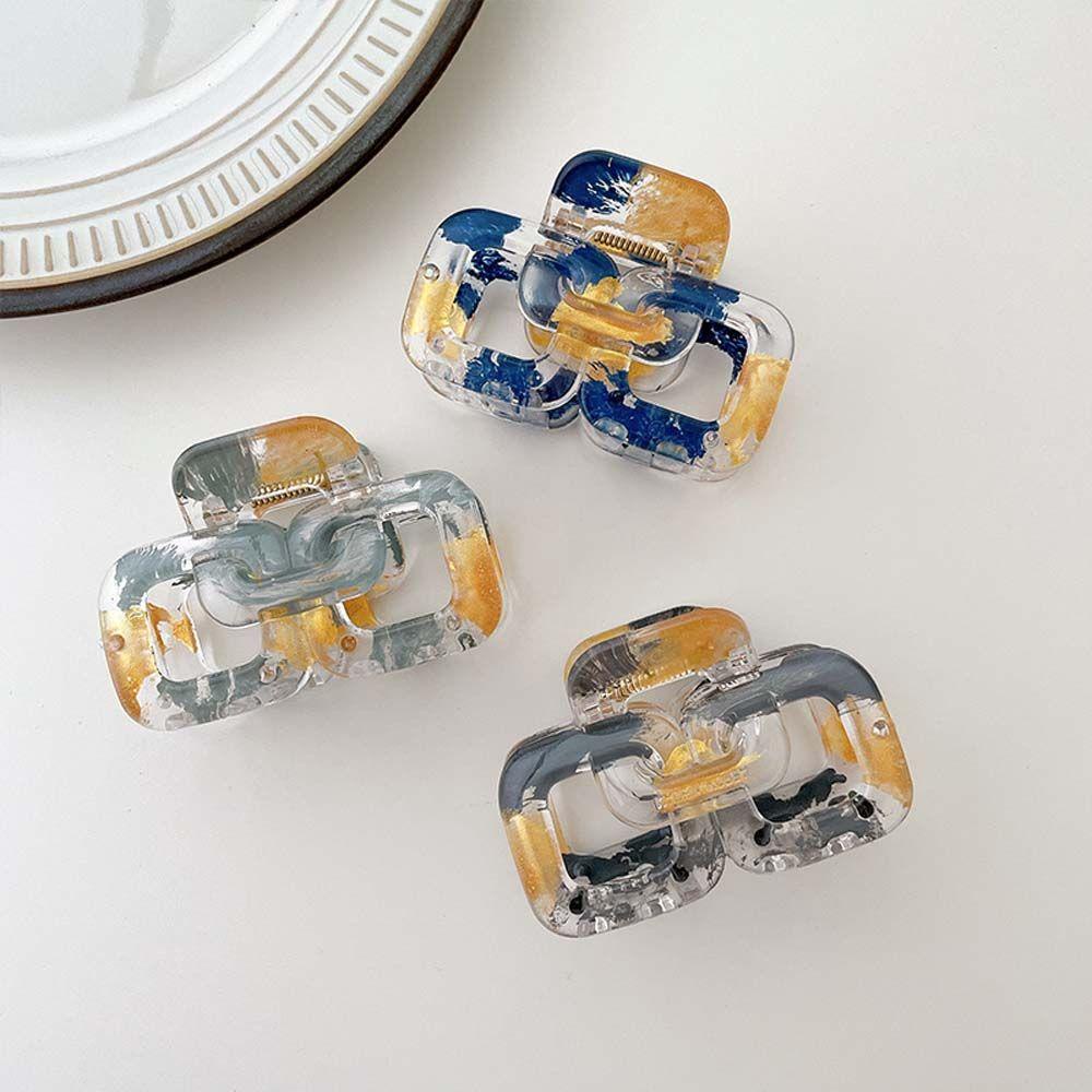 Kẹp Tóc Càng Cua Acrylic Đơn Giản Thời Trang Cho Nữ