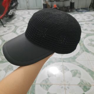 Nón móc tay kết lưỡi trai simili