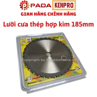 Lưỡi cưa,cắt thép hợp kim D185 32 răng-Chuyên dụng lắp cho máy cắt mini-Cắt mịn không bavia,tóe lửa