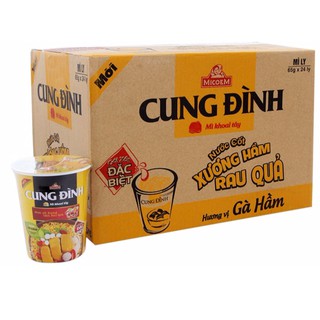 Thùng mì ly Cung Đình Khoai tây (24 ly)