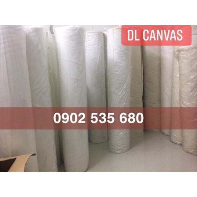 Vải bố canvas trắng tinh - Khổ 1m6 - Sản xuất Túi Vải Bố