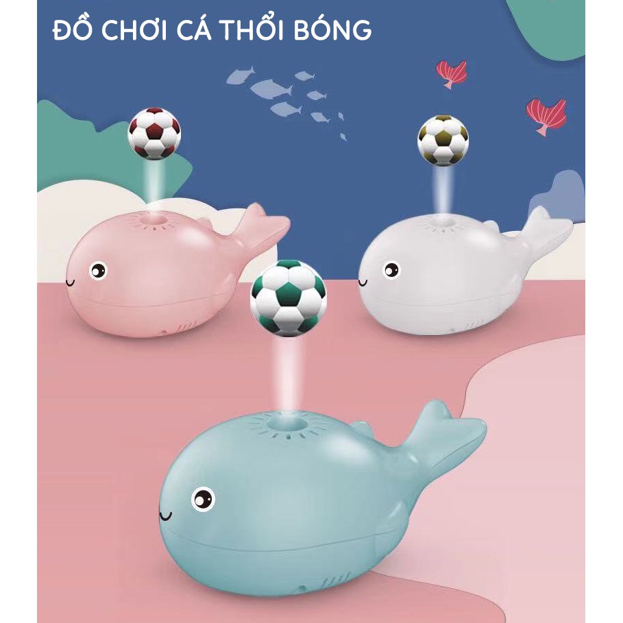 Đồ chơi cá voi thổi bóng phát triển trí tuệ cho bé, đồ chơi giáo dục, giải trí trong nhà trên sàn rất dễ thương